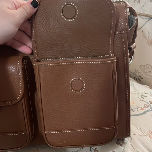 dooney & bourke brown purse with two front pockets - Picture 14 of 17